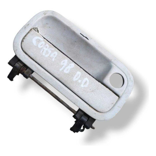 Maçaneta Externa Dianteira Direita Gm Corsa 1998 2531621c Branco Dianteira