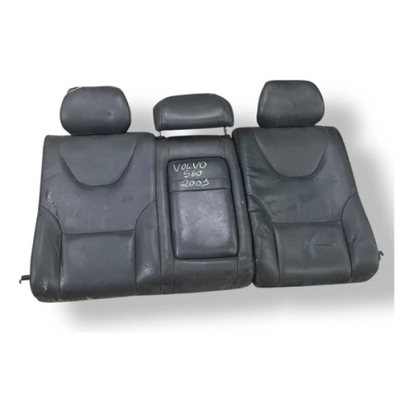 Encosto Banco Couro Volvo S60 2.0 - 2001 2002 2003 2004 2005 Preta
