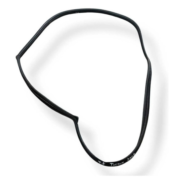 Borracha Porta Traseira Esquerda Hyundai  Tucson 2007 2011 Preto