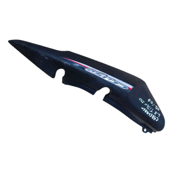 Carenagem Lateral Esquerda Honda Titan Fan 150 2002/2008  Preto