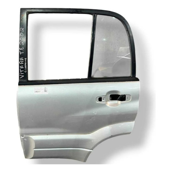 Porta Traseira Esquerda Suzuki Grand Vitara 2000/02 Detalhe Traseira Esquerdo Prateado