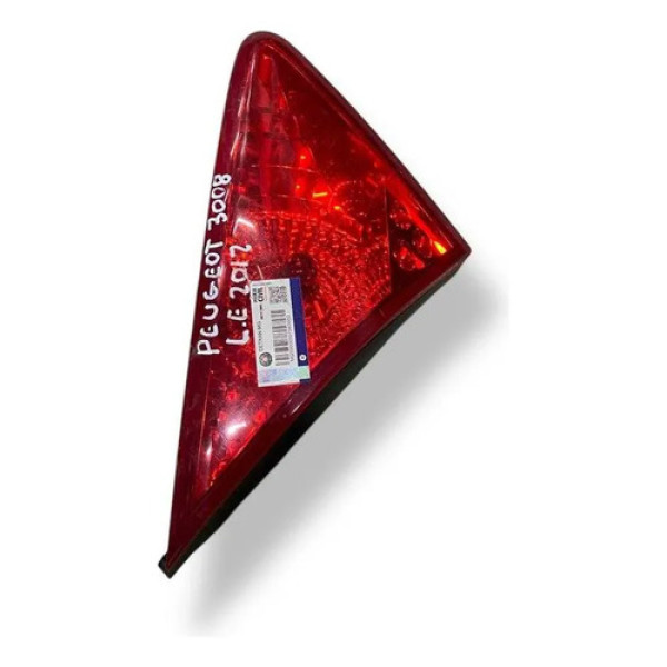 Lanterna Tampa Lado Esquerdo Peugeot 3008 2012 2013 26039010 Esquerdo/motorista Vermelho