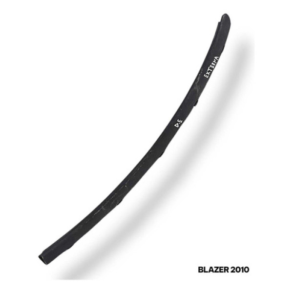 Friso Externo Dianteiro Esquerdo Chevrolet  Blazer 2010 2011 Preto