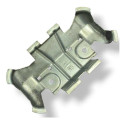 Suporte Maçaneta Traseira Esquerda Corsa 2006 2007 90306412 Preto Traseira