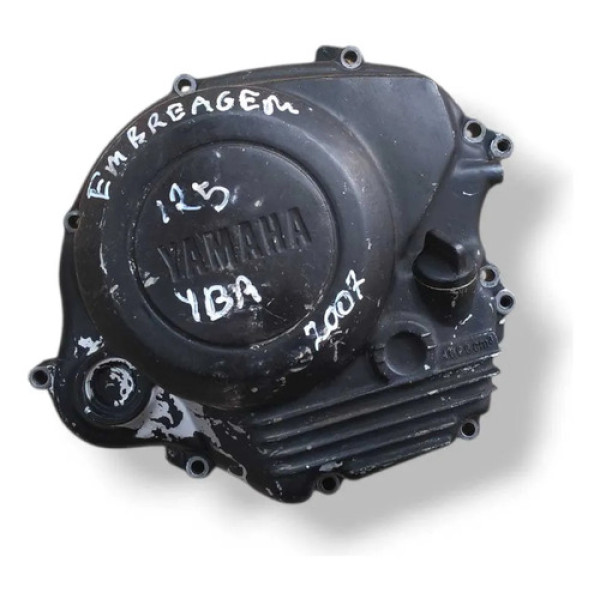 Tampa Embreagem Yamaha Ybr 125 2008 2009 2010 2011 2012 Prateado