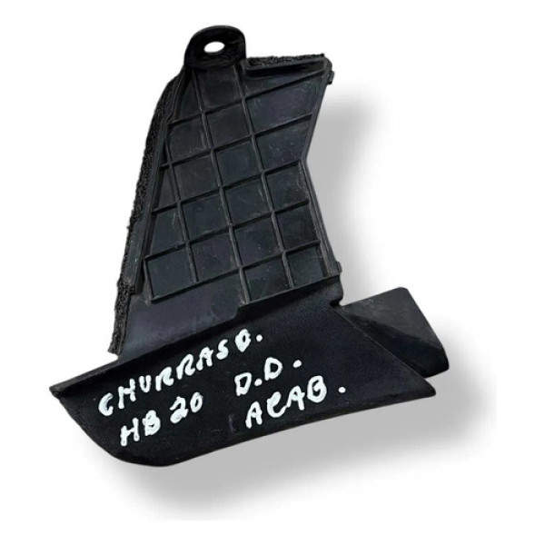 Acabamento Grade Churrasqueira Diant Direito Hb20 86156r1000 Preto Fosco