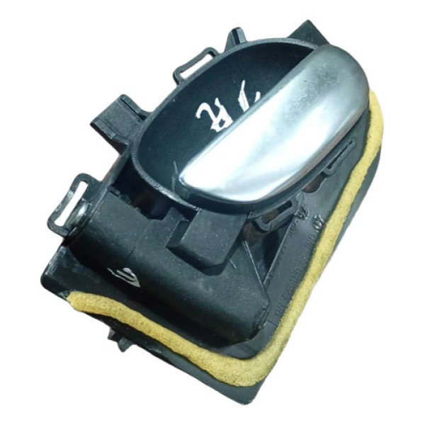 Maçaneta Traseira Esquerda Peugeot 207 2011 2012 9623698477 Prateado Traseira