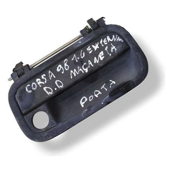 Maçaneta Externa Dianteira Direita Gm Corsa 1.6 1998 A 2000 Preto Dianteira