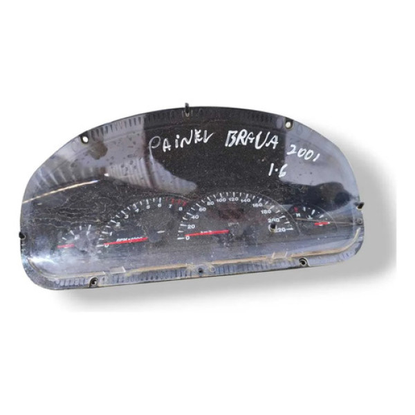 Painel Instrumentos Fiat Brava 1.6 1999 2000 2001 2002 2003 Preto