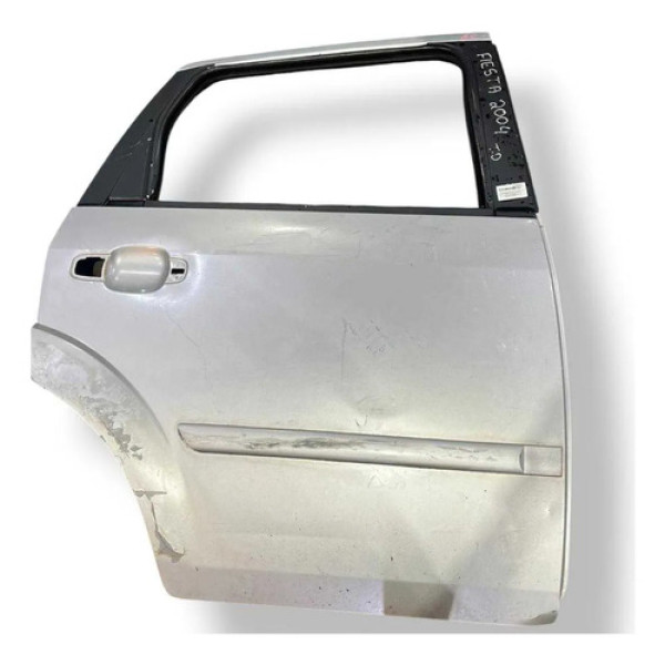 Porta Traseira Direita Ford Fiesta 2004 2005 2006 Detalhe Traseira Direita Branco