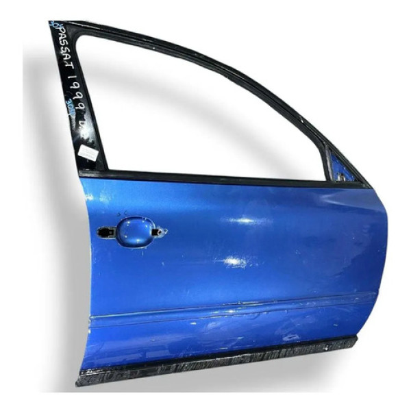 Porta Dianteira Direita Volkswagen Passat 1999 2000 2001 Dianteira Direita Azul