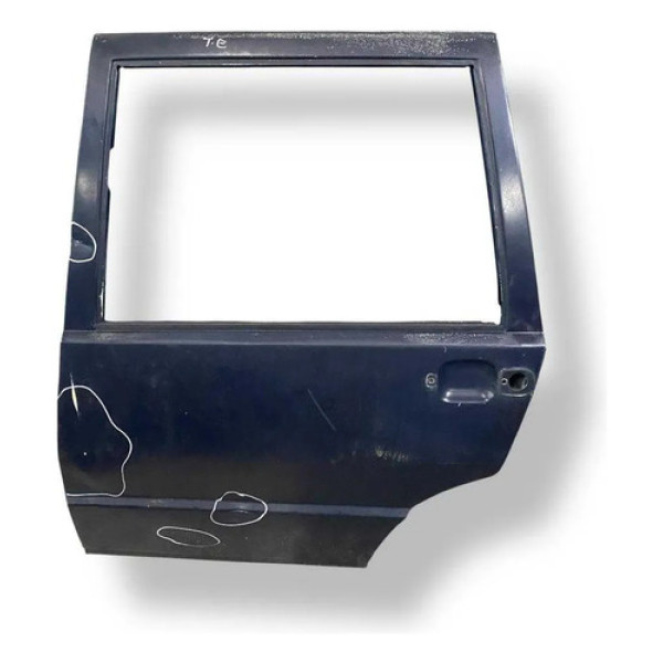 Porta Traseira Esquerda Fiat Uno 2005 2006 2007 2008 Detalhe Traseira Esquerdo Preto