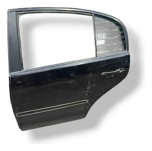 Porta Traseira Esquerda Volkswagen Polo 2008 2009 2010 Traseira Esquerdo Preto