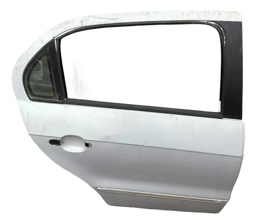 Porta Traseira Direita Gol G5 2008 2009 2010 Com Detalhe Traseira Direita Branco