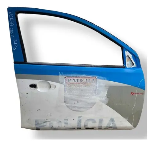Porta Dianteira Direita Nissan Versa C/detalhe 2016 2017 Dianteira Direito Branco
