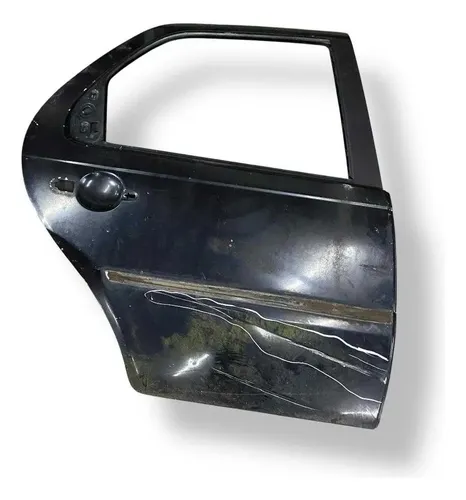 Porta Traseira Direita Fiat  Siena 2010 2011 2012 2013 Traseira Direita Preto