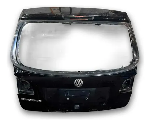 Tampa Traseira Porta Malas Volkswagen Spacefox 2004 A 2009 Preto