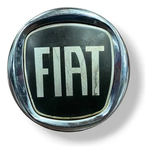 Calota Central Roda Fiat Punto 2013 2014 2015 2016 2017 2018 Branco