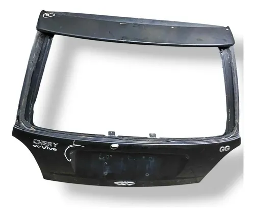 Tampa Traseira Chery Qq  2010 2011 2012 2013 2014 Detalhe Preto
