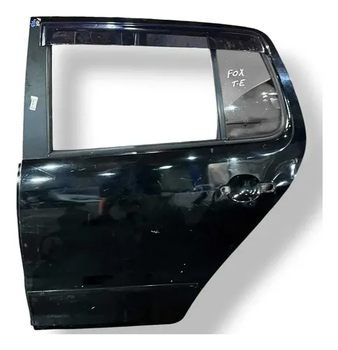 Porta Traseira Esquerda Volkswagen Fox 2010 2011 2012 2013 Traseira Esquerdo Preto
