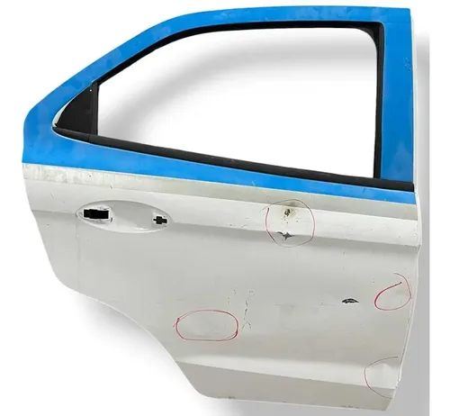 Porta Traseira Direita Ford Ka 2015 2016 A 2021 Com Detalhe Traseira Direita Branco