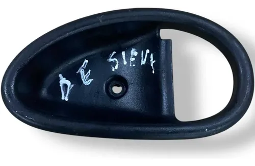 Moldura Maçaneta Interna Dianteira Esquerda Fiat Siena 2008 Preto Dianteira
