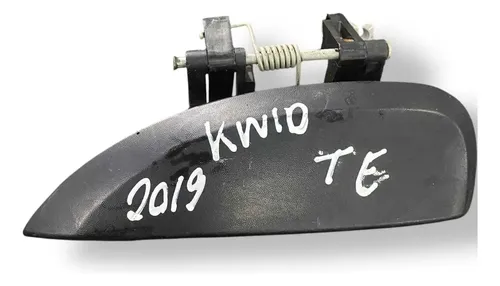 Maçaneta Externa Traseira Esquerda Renault Kwid 2019 2020 Preto Traseira