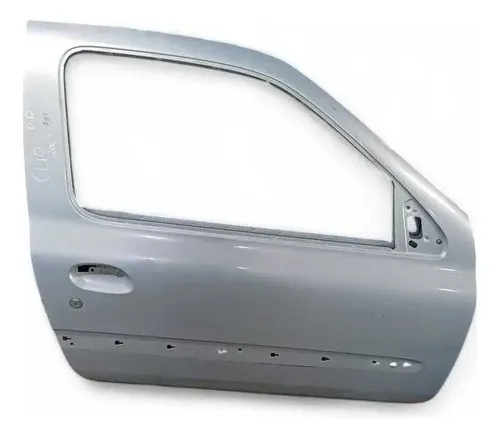 Porta Dianteira Direita Renault Clio 1.0 - 2006 2007 A 2010 Dianteira Direita Prateado