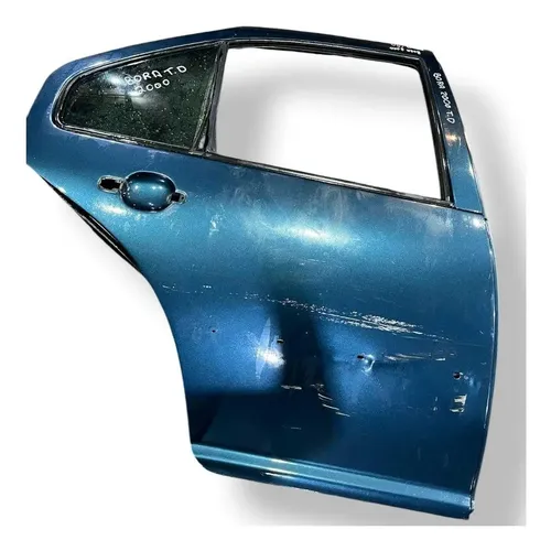 Porta Traseira Direita Volkswagen Bora 1999 2000 2001 2002 Traseira Direita Azul