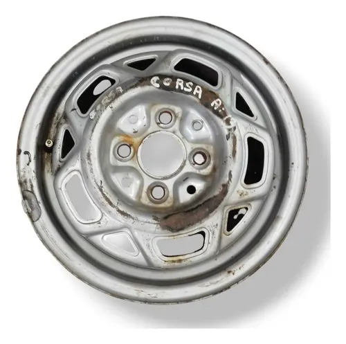 Roda Liga Avulsa Aro 13 Chevrolet Corsa 2005 2006 2007 2008 Prateado