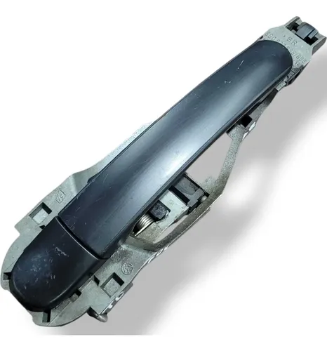 Maçaneta Externa Traseira Direita Volkswagen Fox 2008 2009 Preto Traseira