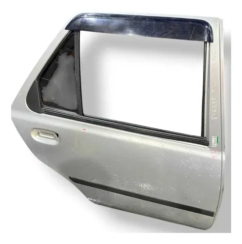 Porta Traseira Direita Ford Fiesta 1998 1999 2000 2001 2002 Traseira Direito Prateado