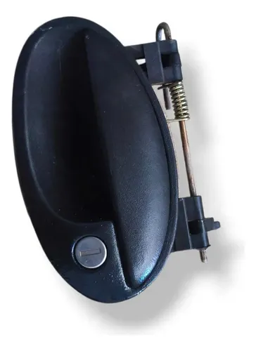 Maçaneta Externa Dianteira Esquerda Chevrolet Celta 4p 2002 Preto Dianteira