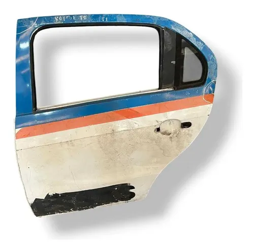 Porta Traseira Esquerda Voyage Gol G6 2014/2016 Com Detalhe Traseira Esquerda Branco