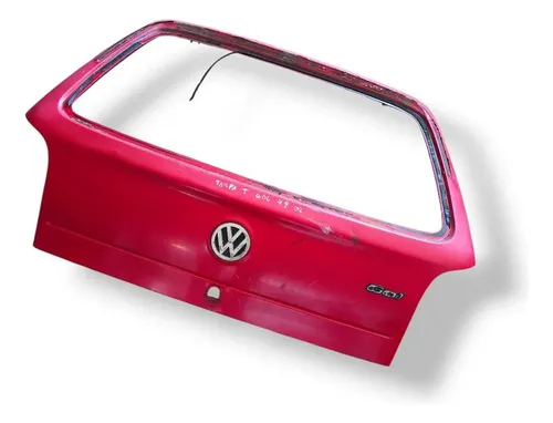 Tampa Traseira Porta Malas Volkswagen Gol G2 1999 A 2002 Vermelho