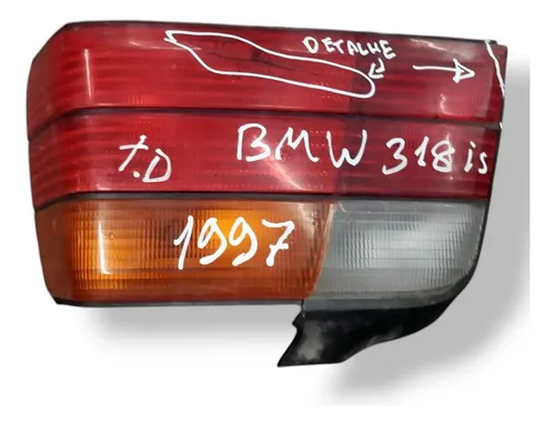 Lanterna Traseira Direita Bmw 318i S 1.9 1997 1999  Detalhe  Direito/passageiro Vermelho