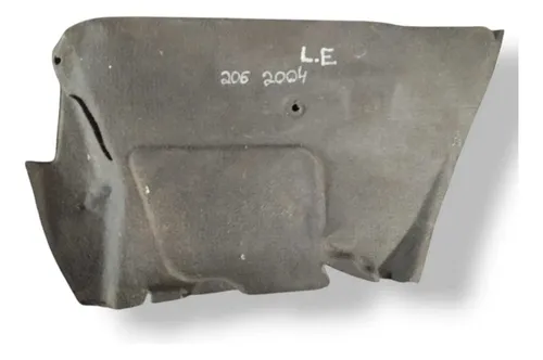 Forro Porta Malas Lateral Esquerda Peugeot 206 2004 A 2008