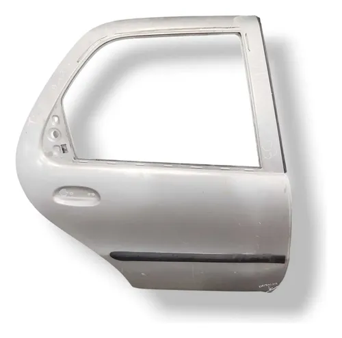 Porta Traseira Direita Fiat Palio 2003 2004 A 2006 Detalhe Traseira Direita Branco