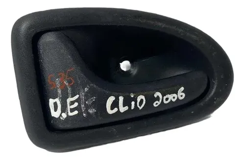 Maçaneta Interna Dianteira Esquerda Clio 2006 7700428887 Preto Dianteira