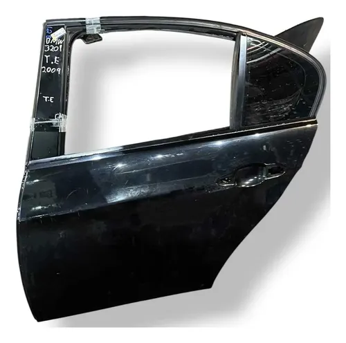 Porta Traseira Esquerda Bmw 320i 2005 2006 2007 2008 A 2011 Traseira Esquerdo Preto