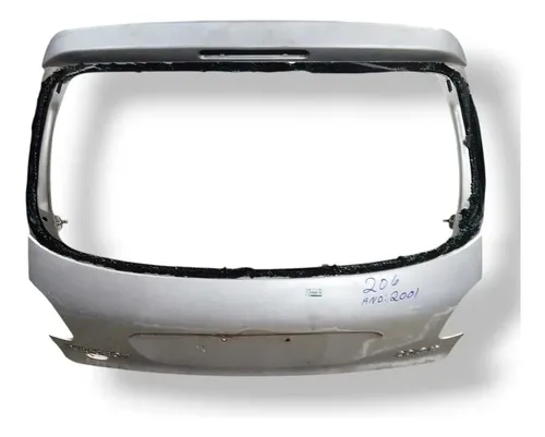 Tampa Traseira Porta Malas Peugeot 206 - 2000 2001 2002 2003 Branco