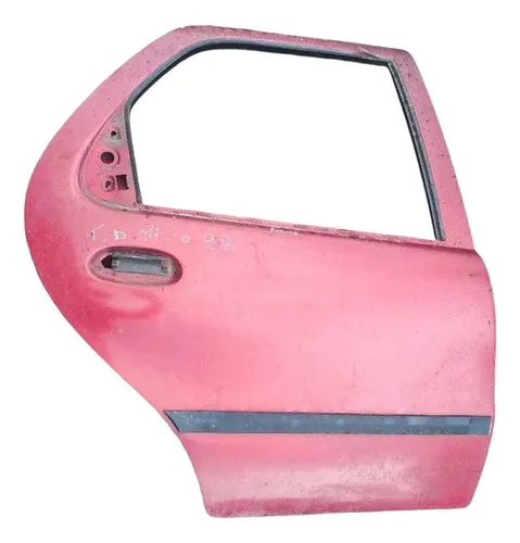 Porta Traseira Direita Fiat Palio 1996 1997 1998 1999 2000 Traseira Direita Vermelho