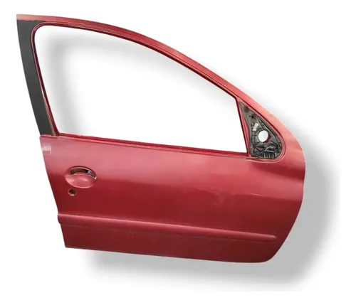 Porta Dianteira Direita 4p Peugeot 207 2008 / 2012  Detalhe Dianteira Direita Vermelho