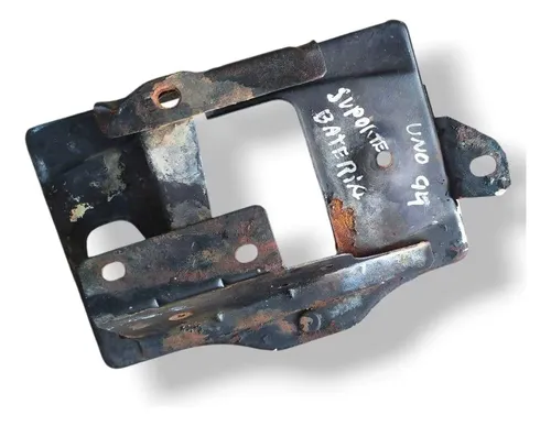 Suporte Base Bateria Fiat Uno 1994 1995 1996 1997 Preto