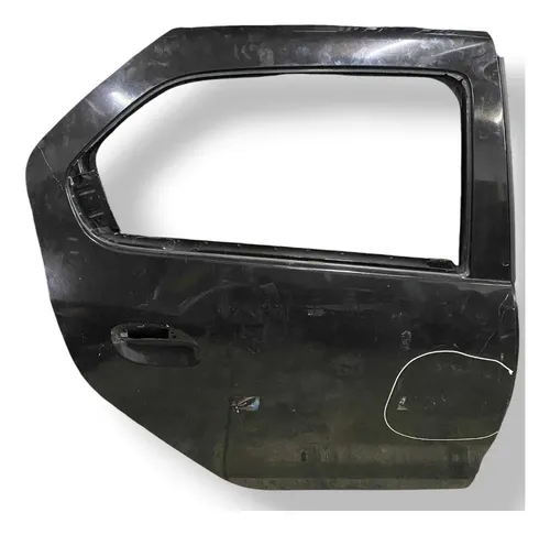 Porta Traseira Direita Renault Logan 2015 2016 2017 Detalhe  Traseira Direita Preto