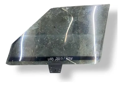 Vidro Porta Dianteiro Direito Fiat Uno 2005 2006 07 4 Portas
