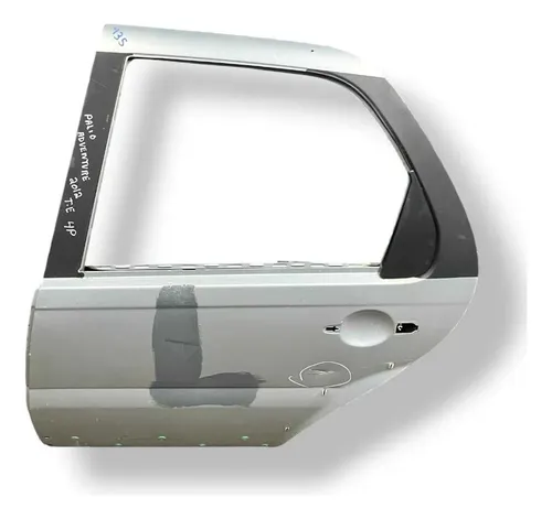 Porta Traseira Esquerda Fiat Palio Adventure 2012 Detalhe 4p Traseira Esquerdo Prateado