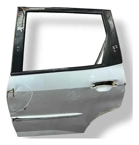 Porta Traseira Esquerda Honda Fit 2004 2005 A 2008 C/detalhe Traseira Esquerdo Prateado