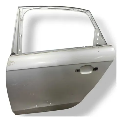 Porta Traseira Esquerda Detalhe Audi A4 2010 2012 2013 2014 Traseira Esquerda Prateado