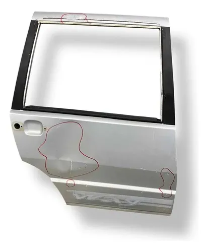 Porta Traseira Direita Fiat Uno 2005 2006 A 2011 Detalhe Traseira Esquerdo Branco